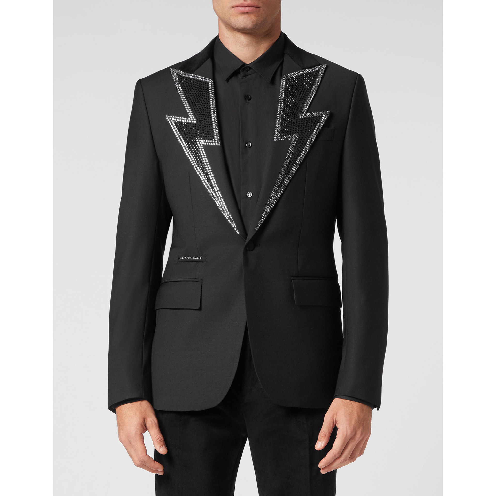 PHILIPP PLEIN One-Button Blazer Slim Fit