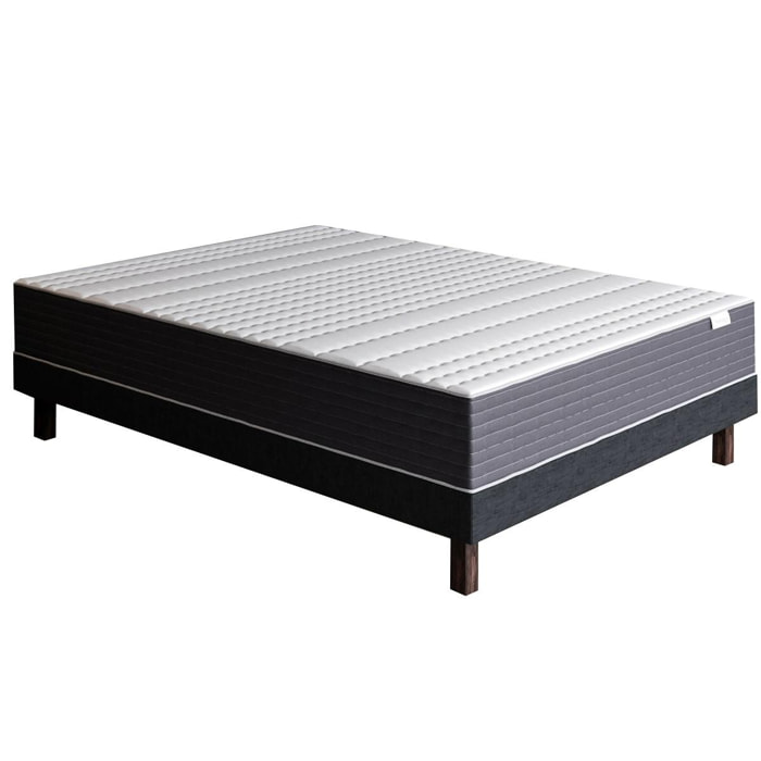 Matelas mousse 90x190 - coutil déhoussable - Clean Confort - Homifab