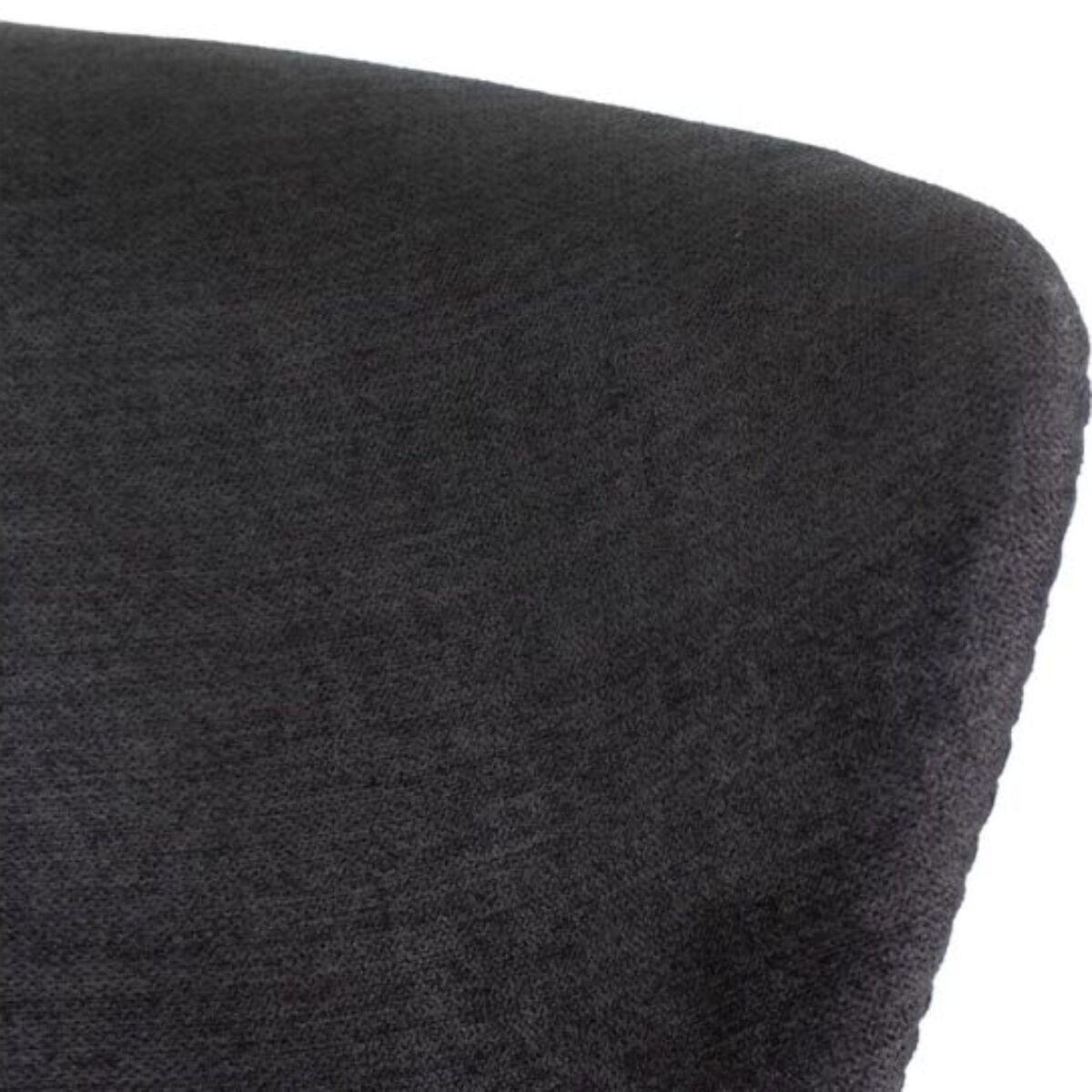 Chaise en tissu pieds en métal effet bois - Gris ou Beige - LOLI
