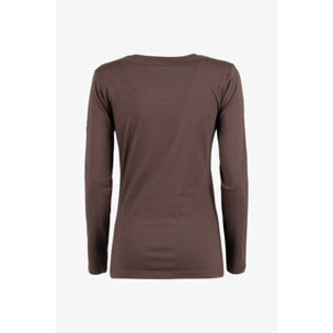 T-shirt Donna W5D364 Esercito in cotone