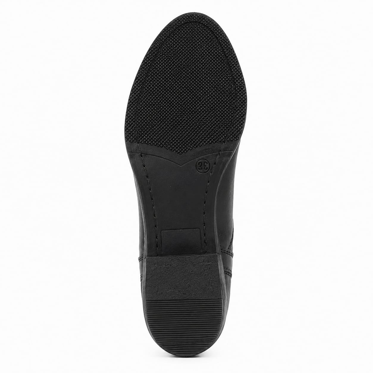 Texano basso in vera pelle - tacco 5 cm