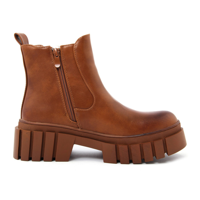 Stivaletti Donna colore Cuoio