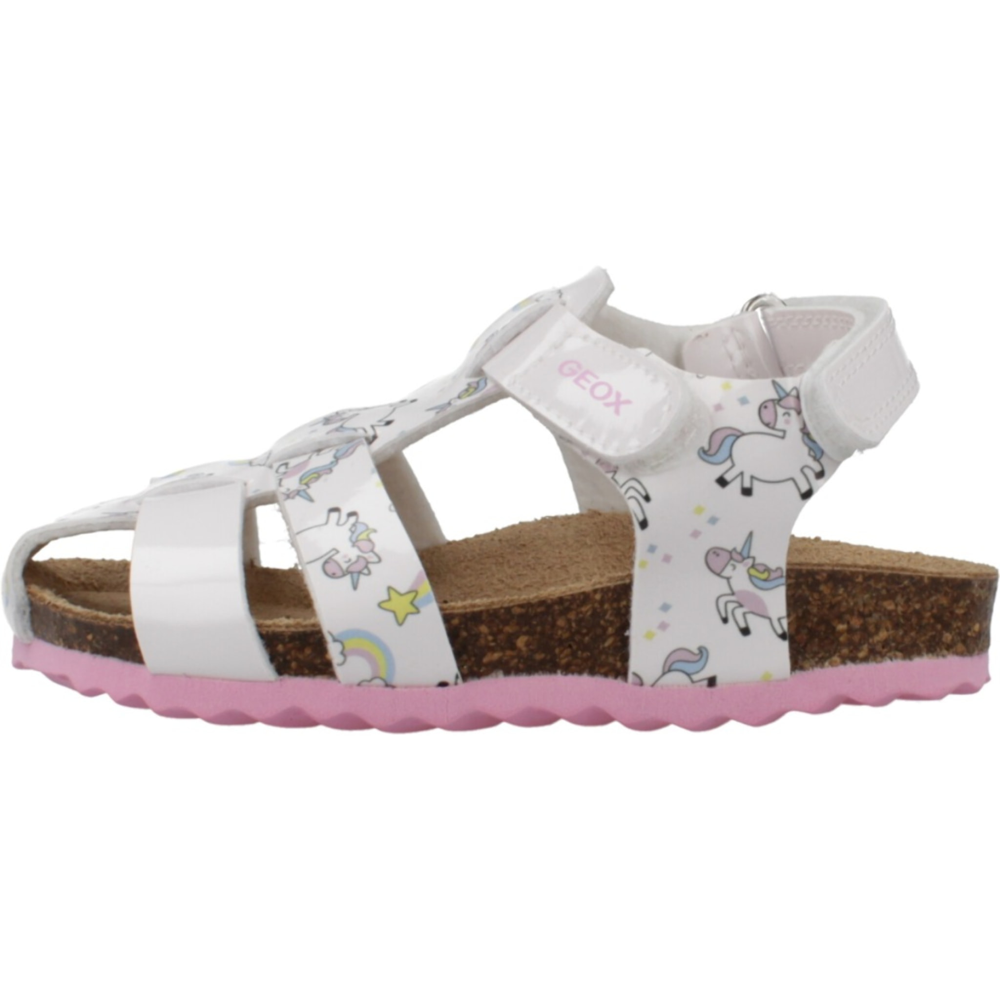 Sandalias Niña de la marca GEOX  modelo B SANDAL CHALKI BLANCO