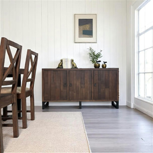 Buffet en bois recyclé 3 portes SAMOA