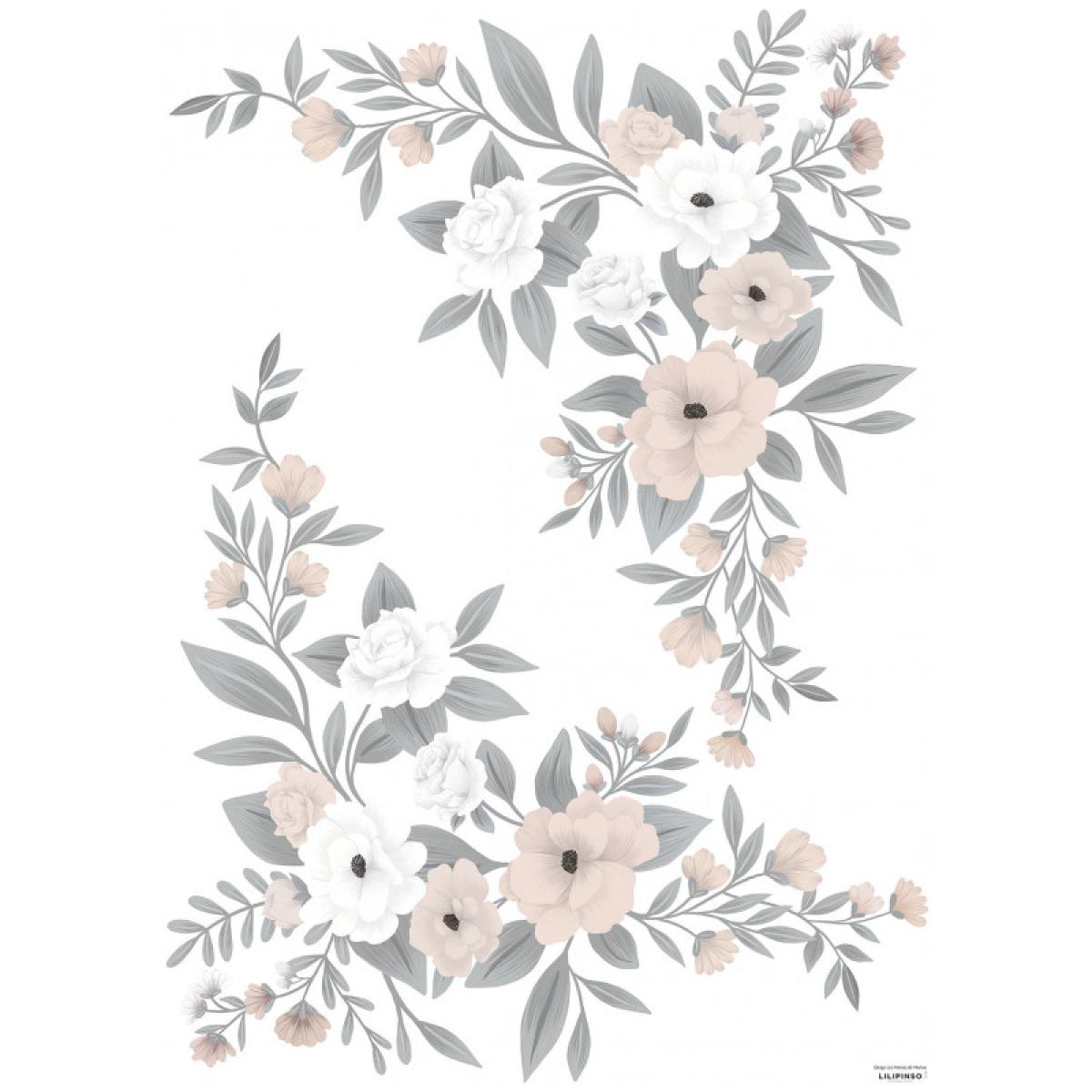 Sticker Lilipinso Bouquets de roses 64 x 90 cm