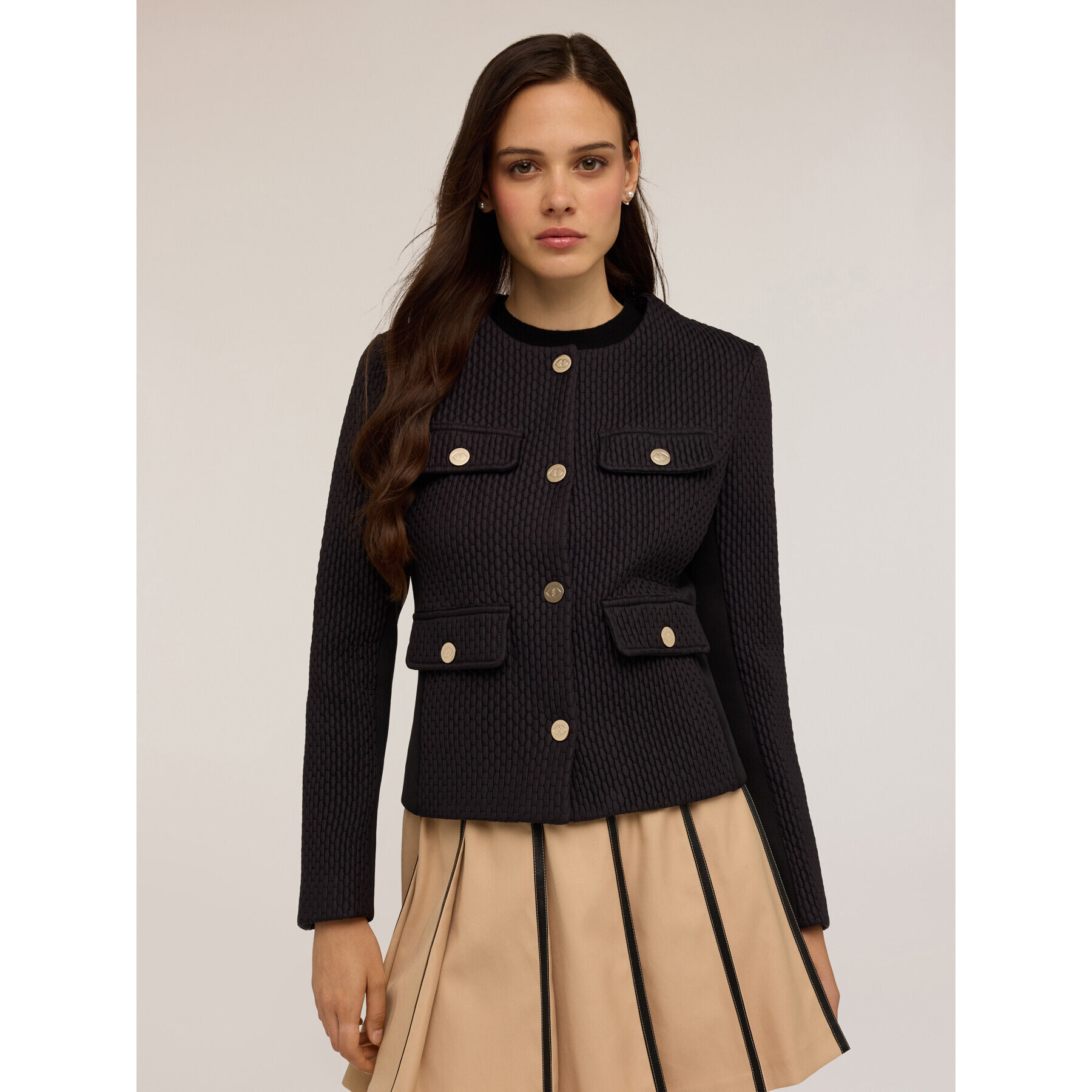 Motivi - Chaqueta de neopreno acolchada - Negro