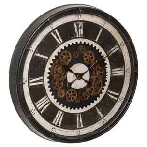 Horloge "Charly" noir D76cm