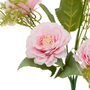 Bouquet d'oeillet artificiel Phoebe H35 cm