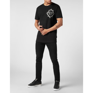 PHILIPP PLEIN T-Shirt Round Neck CHROME
