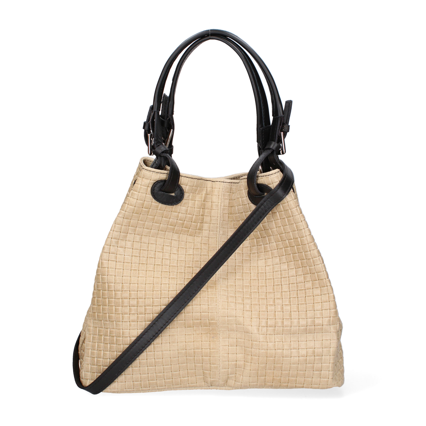 Borsa Shopper da donna In Vera pelle Made in Italy 32x29x17 cm