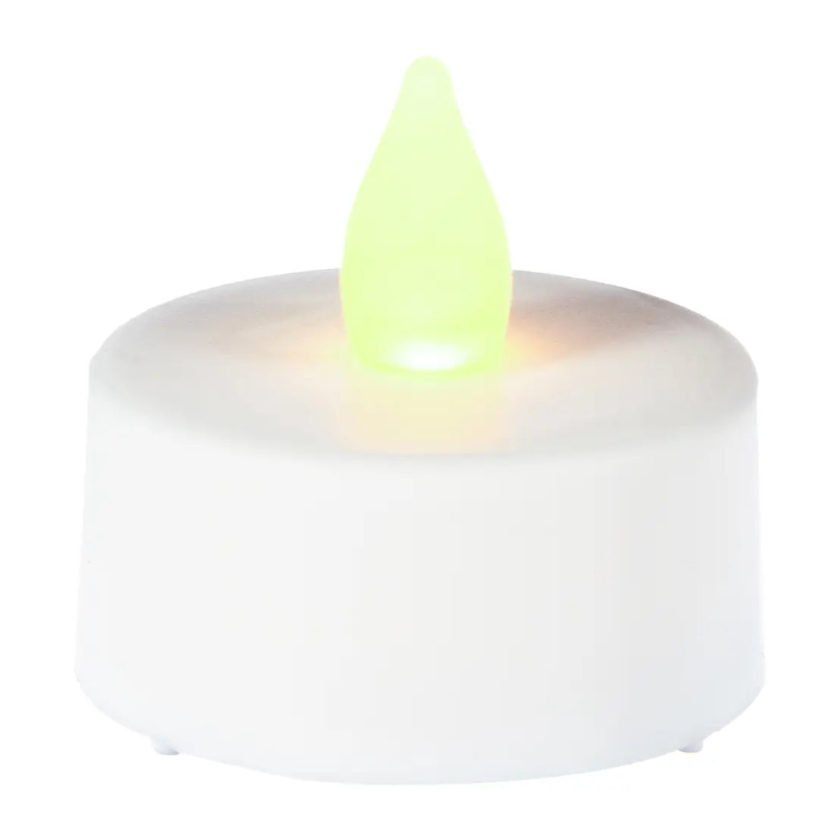 Lot de 16 bougies LED chauffe plat 3,8x3,7cm blanc