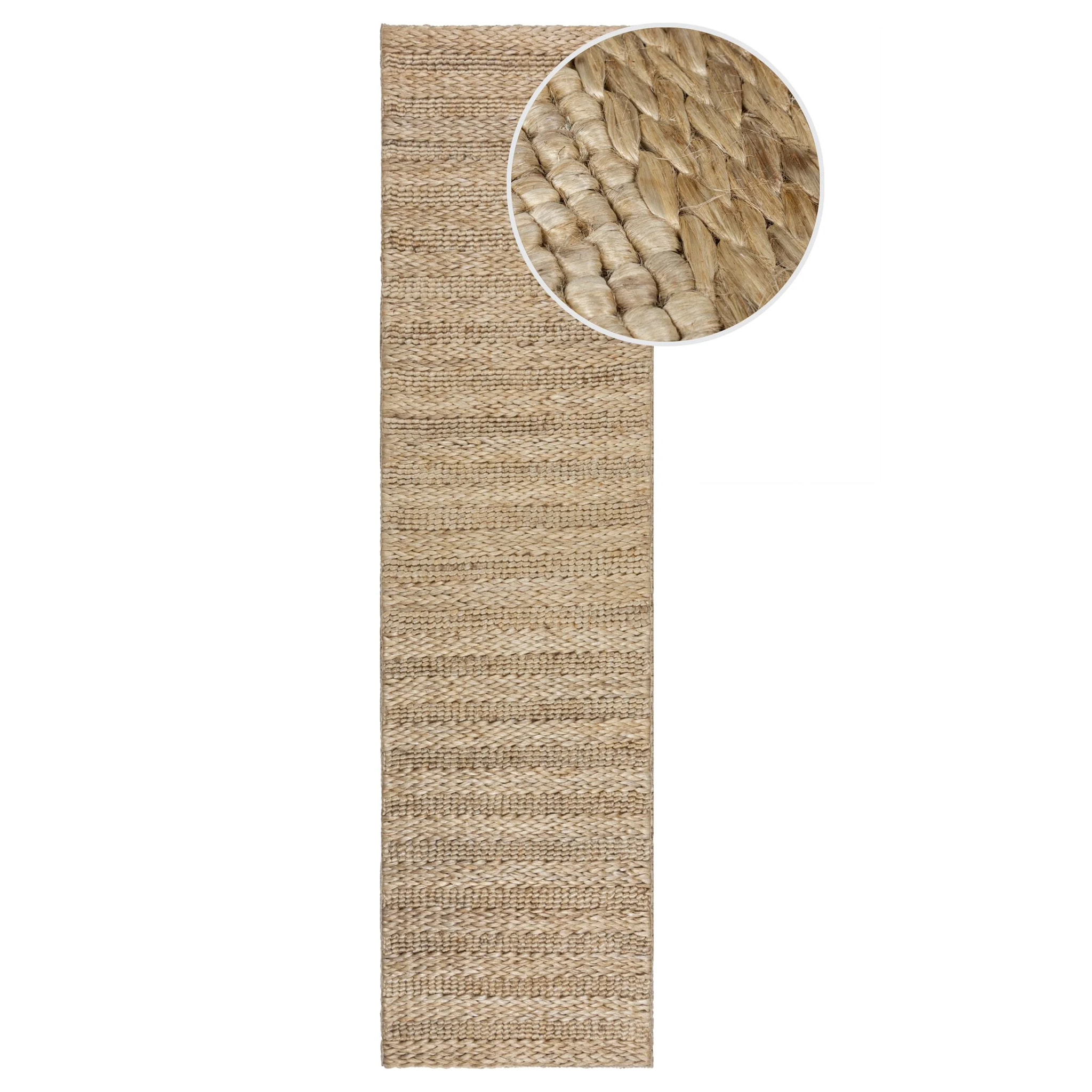 Tapis de couloir en jute DREW BRAID