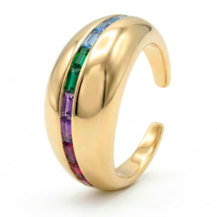 Anillo Desia acabado oro amarillo 18k