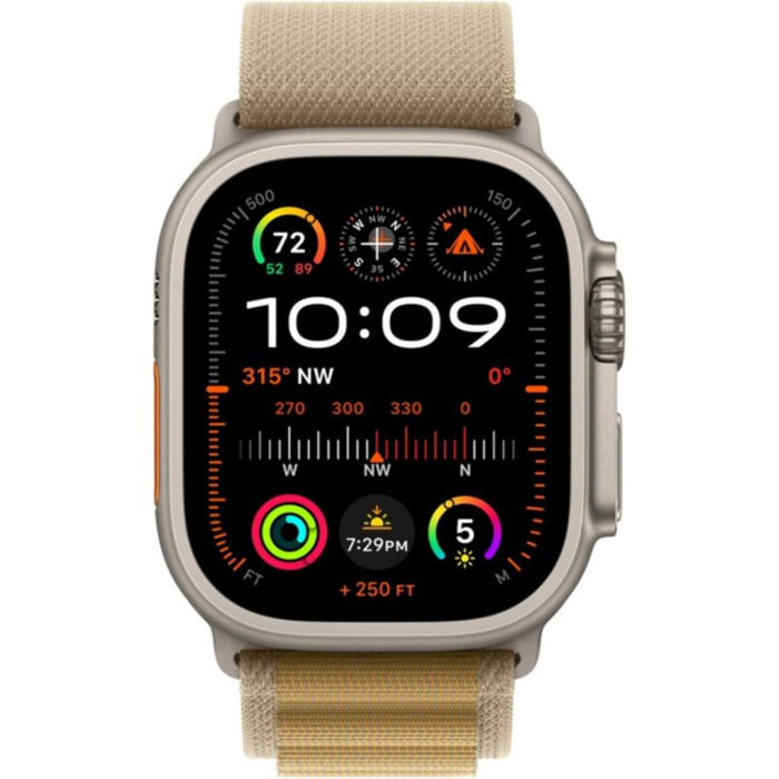 Montre connectée APPLE WATCH Ultra 2 49mm Naturel / Sahara Loop L Cel