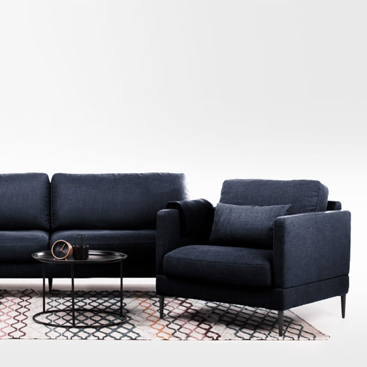 Fauteuil Tissu Splendido, 1 Place, Style Contemporain