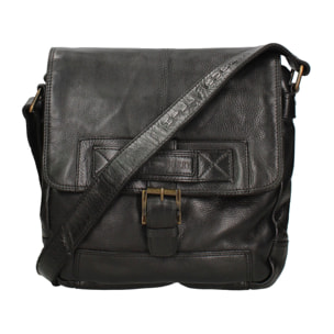 Borsa a tracolla  da uomo In Vera pelle Made in Italy 26x31x8 cm