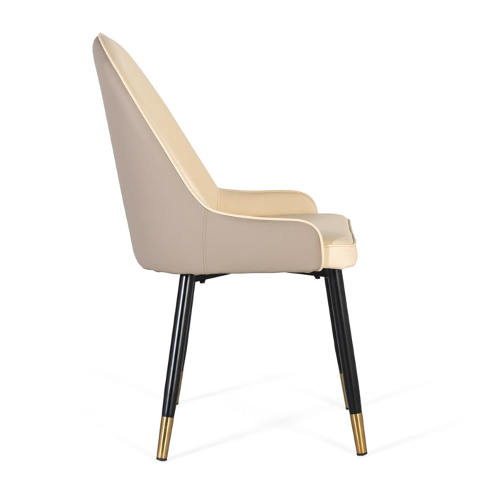 Silla de Tapizado Pu 50 Cm Estilo Contemporáneo