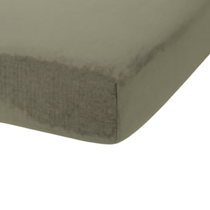 Drap Housse - Bonnet 30cm - 100% Gaze De Coton Romarin