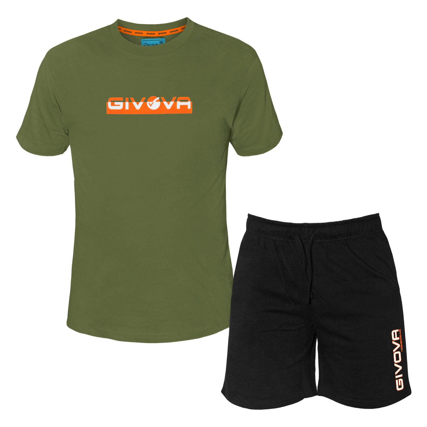 Completo Homewear Uomo Manica Corta GIVOVA Cotone