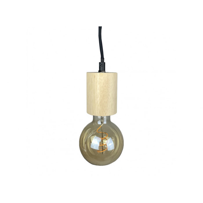 Suspension lumineuse en bois clair - PRAO 324