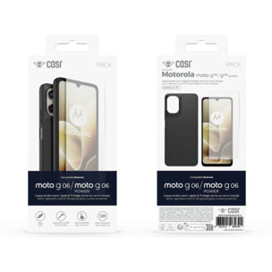 Coque CASR Moto G06/G06 Power coque + Verrre trempé