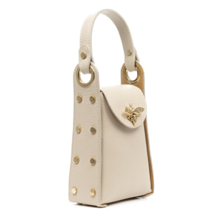 Alviano bolso de mano mujer. Piel auténtica Dollaro.