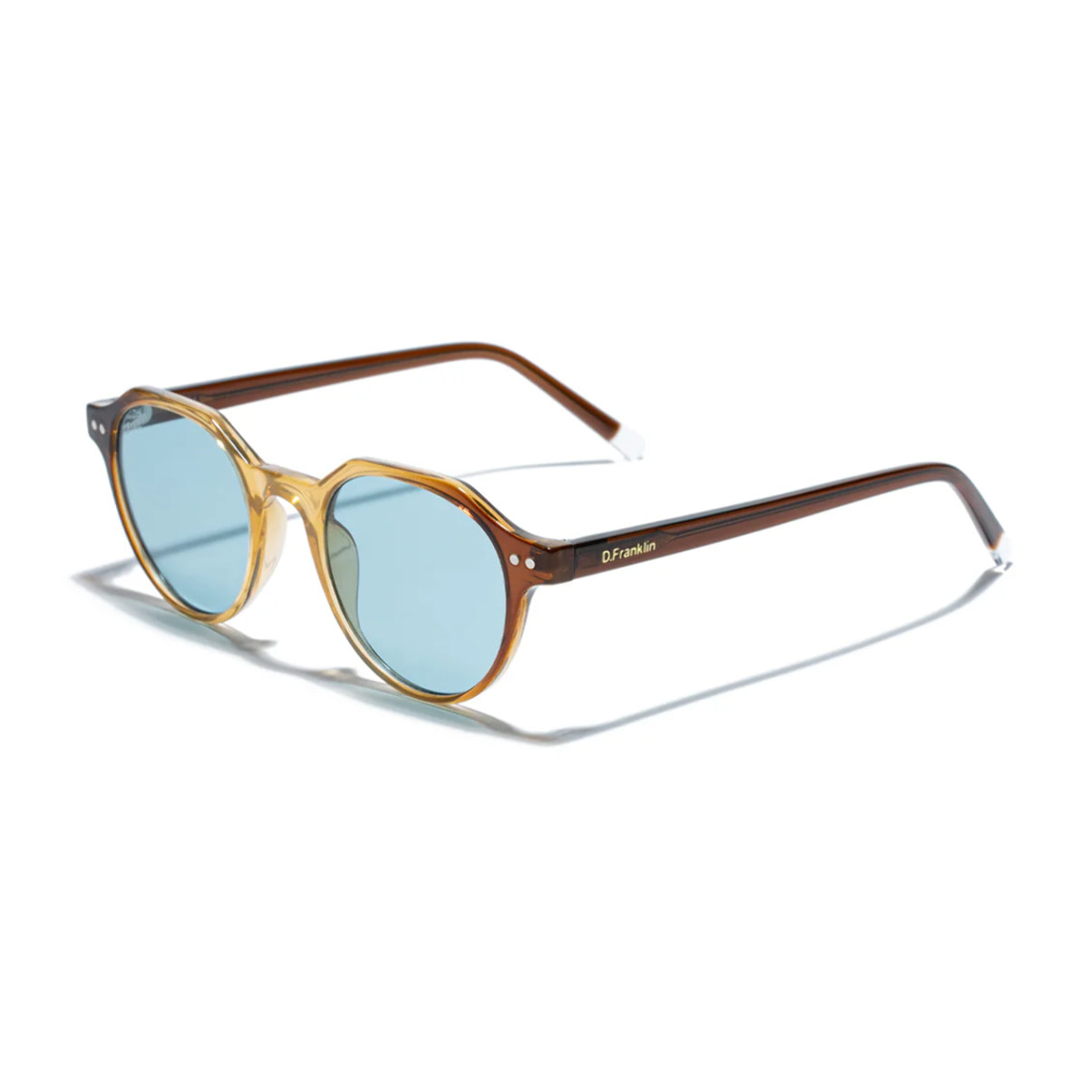 Gafas de Sol Ultra Light S Round Trans Brown / Trans Blue D.Franklin