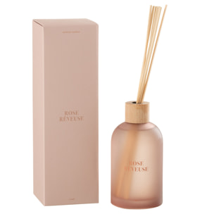 J-Line Bâtonnets parfumés Accords Essentiels - Rose Rêveuse - rose - 250ml