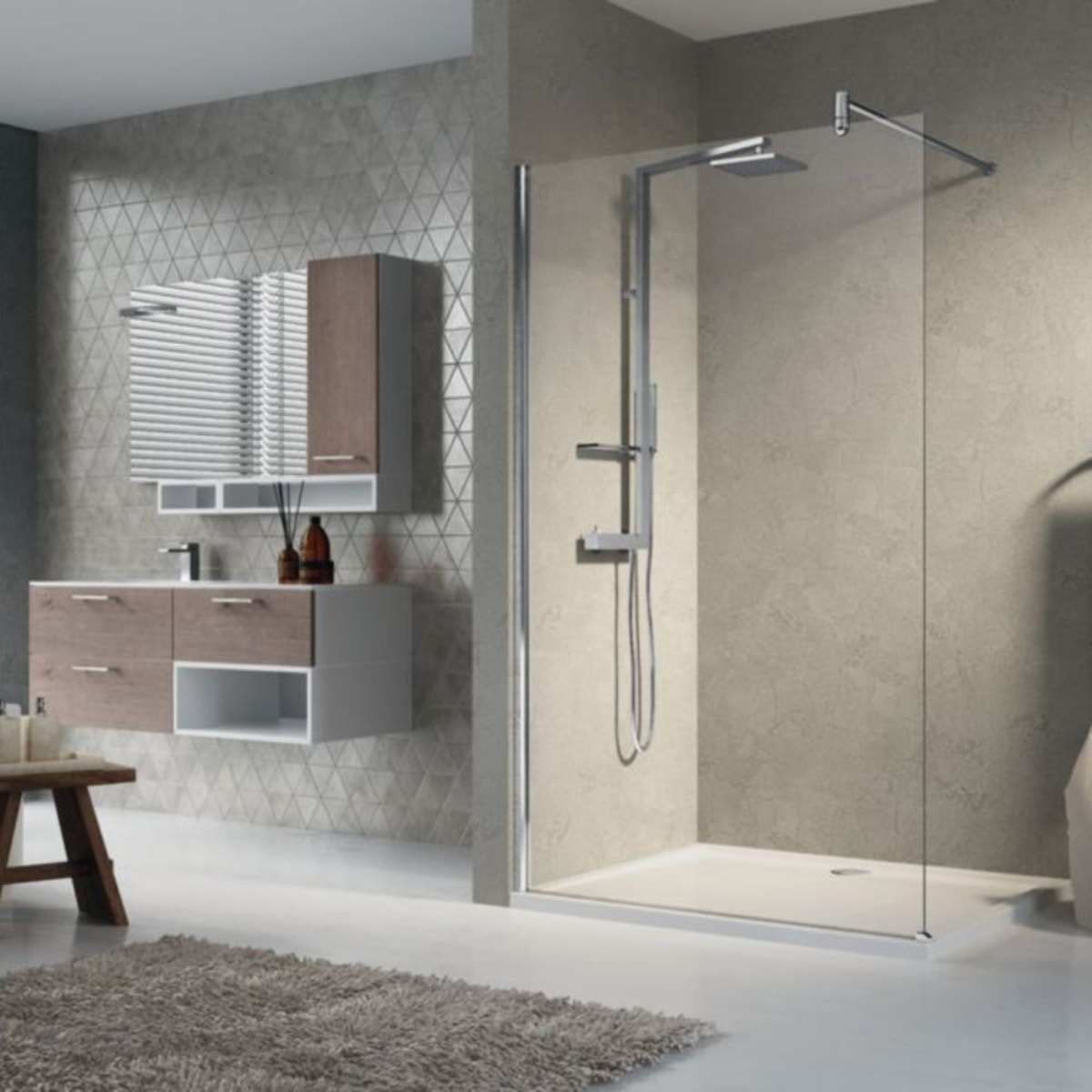 NOVELLINI Paroi de douche Lunes H 140x195