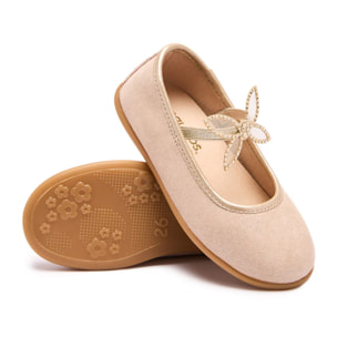Bailarina de Niña con Detalle Mariposa en Dorado