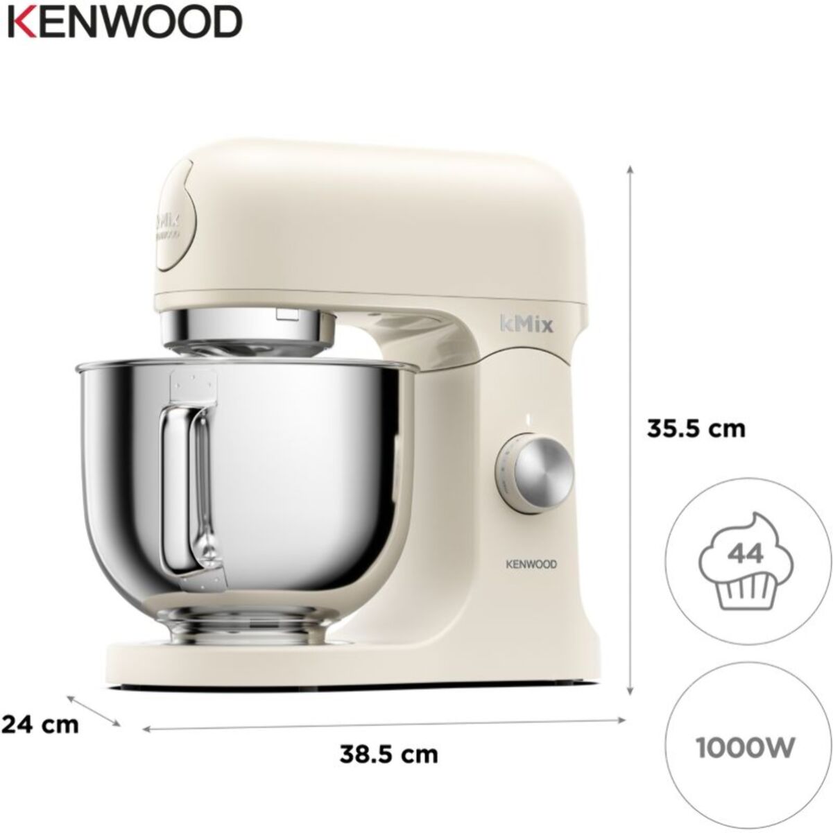 Robot pâtissier KENWOOD Kmix crème KMX751ACR