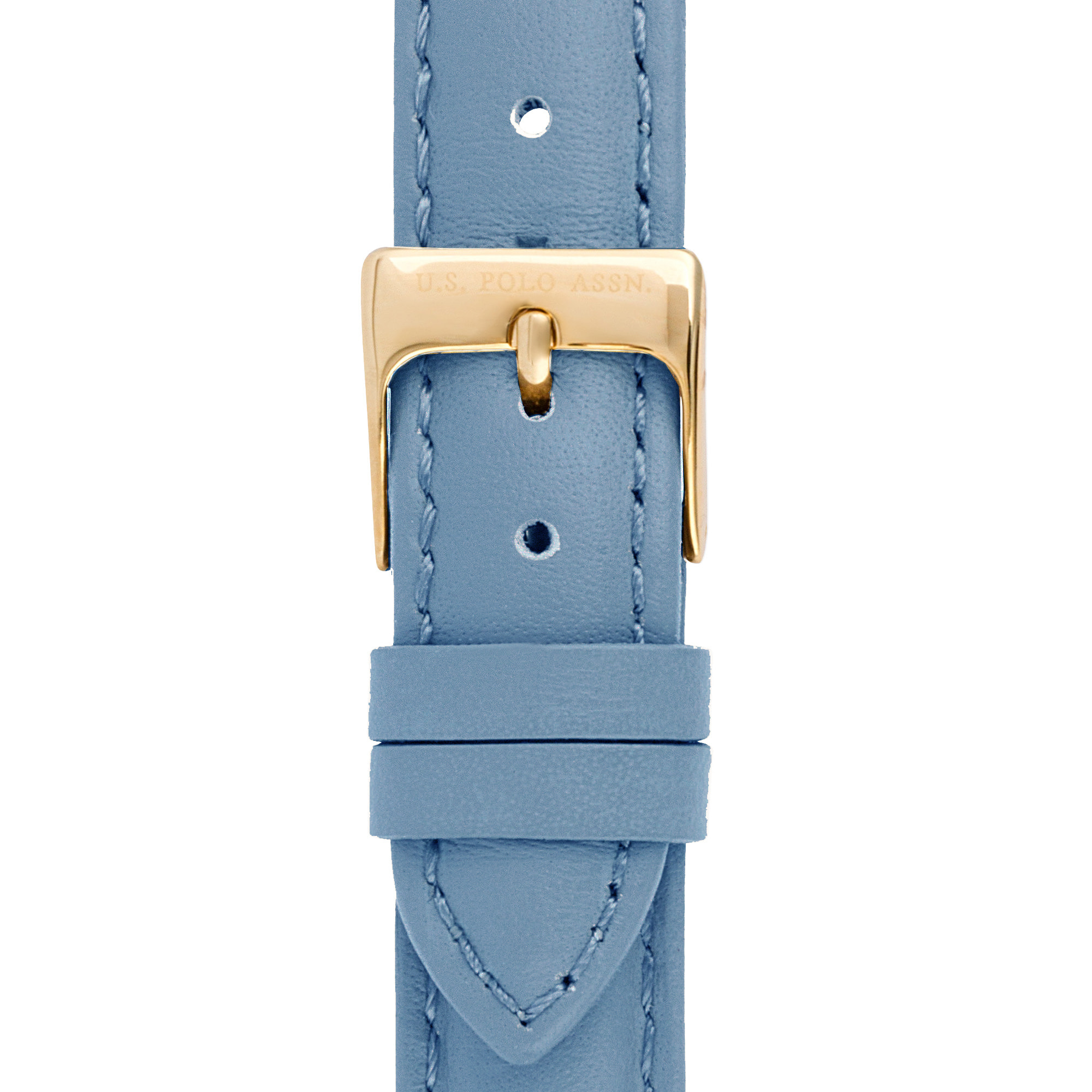 Orologio U.S. Polo Assn. in pelle azzurro