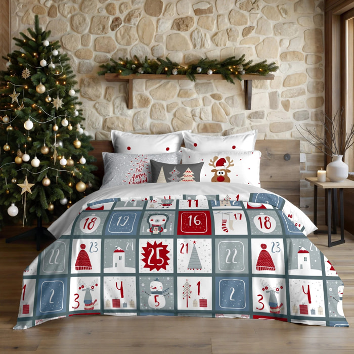 Housse de couette avec clics 100% coton Laponia 3