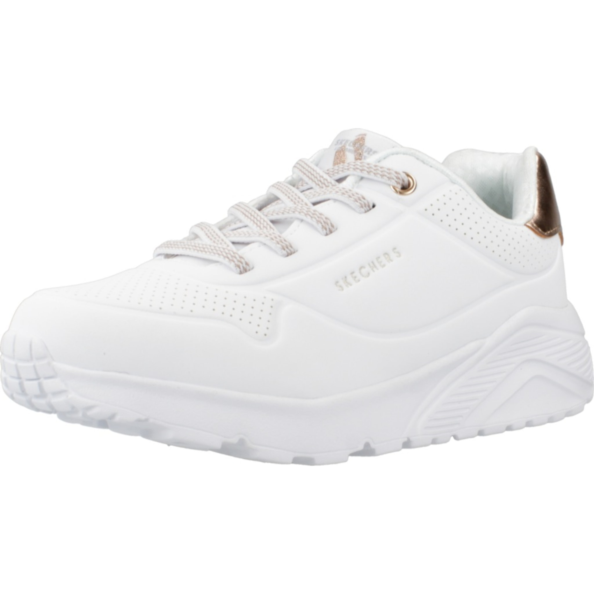 Zapatillas Niña de la marca SKECHERS  modelo UNO LITE-METALLIC MO White