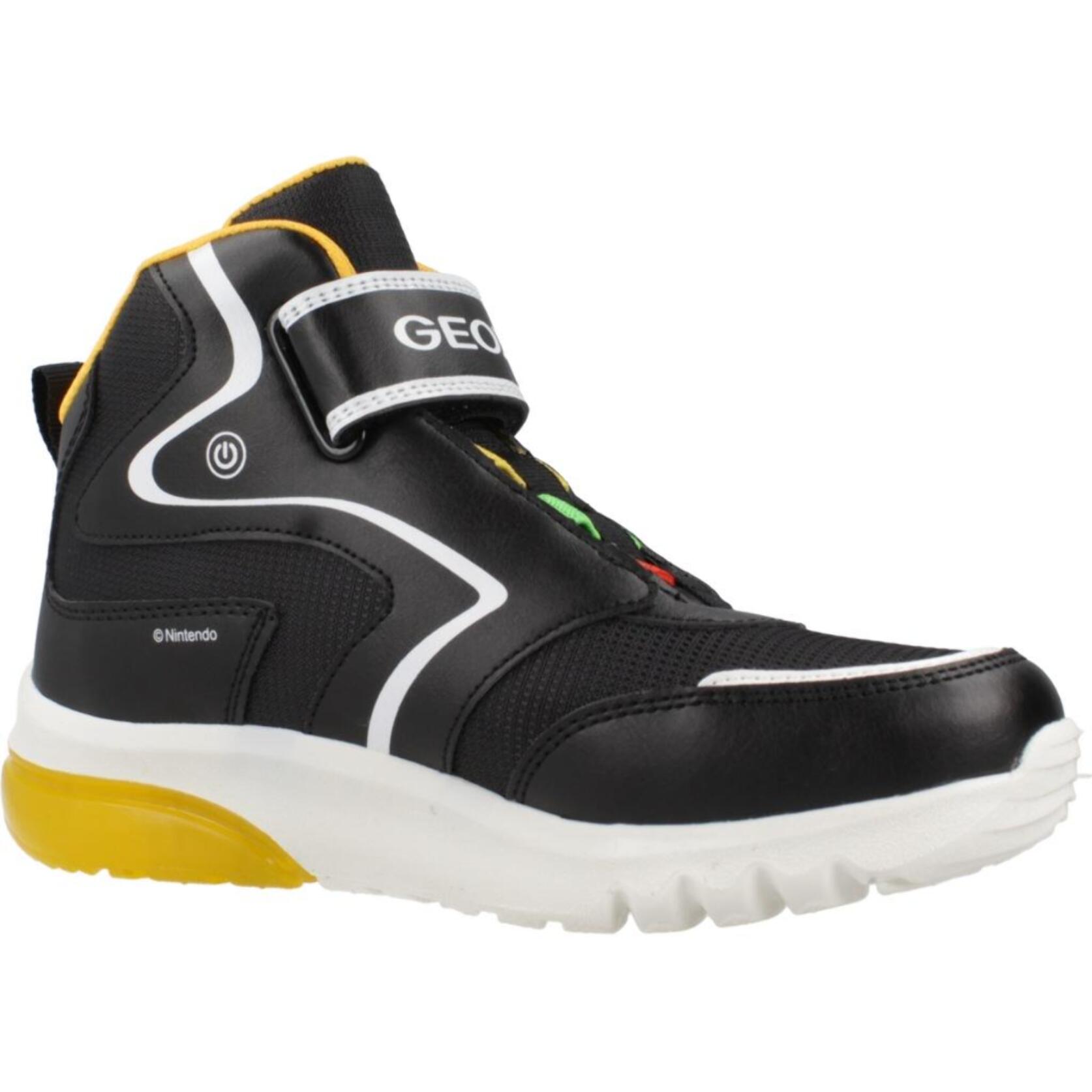 Zapatillas Niño de la marca GEOX  modelo J CIBERDRON NEGRO