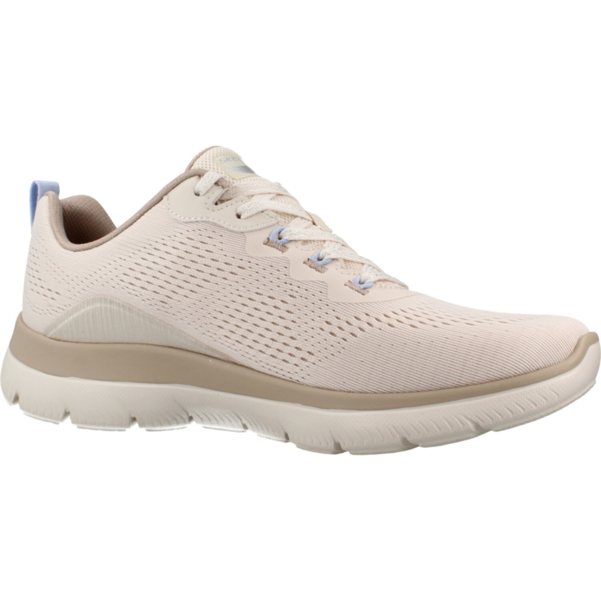 Sneakers De  Mujer 150754s Arch Fit Summits Daily Flow Beis