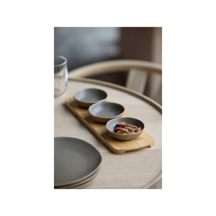 Plateau en bambou avec 3 bols Shoku