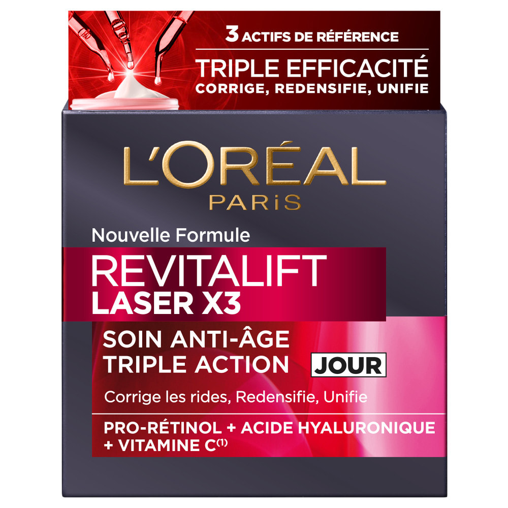 L'Oréal Paris Revitalift Laser Soin Anti-Âge Jour Triple Action 50ml