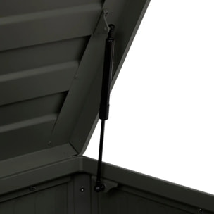 Coffre de rangement Edenio vert laurier 510L