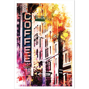 Affiche new york union square flash vision Affiche seule