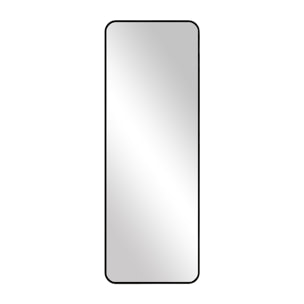 Specchio da terra o parete 50x160 cm con telaio nero moderno - Vichy