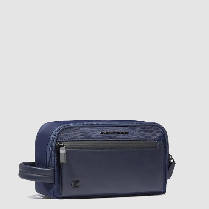 Piquadro Beauty case in tessuto riciclato