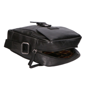 Borsa a tracolla unisex In Vera pelle Made in India 22x24x7,5 cm