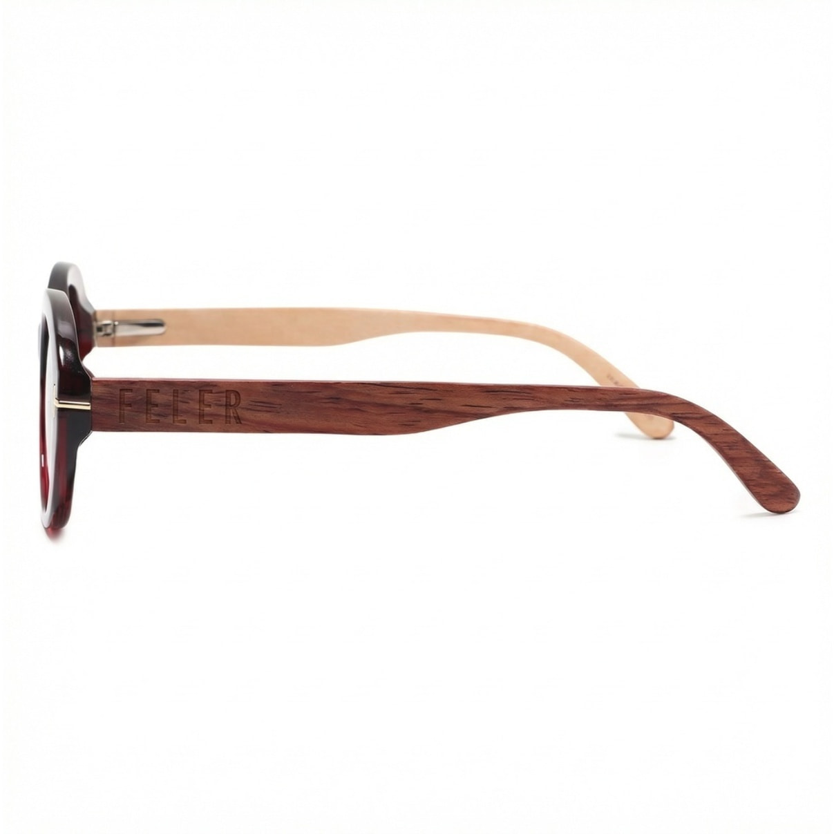 Gafas de Sol Feler 1611-5 Polarizadas de Madera Unisex 53 mm