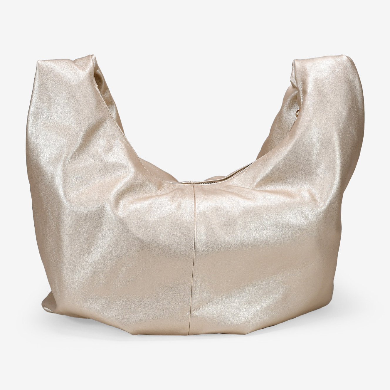 Bolso bandolera dorado grande y blando