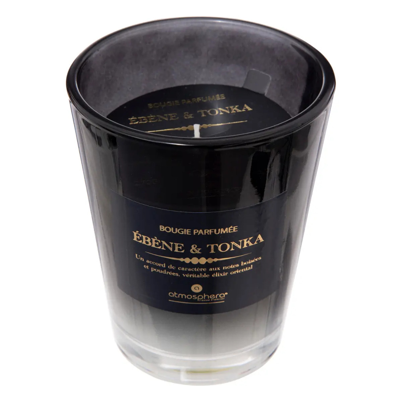 Bougie parfumée Alma 270g pot verre fève tonka
