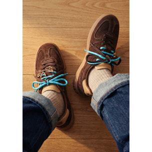 Zapatillas de Mujer Rebel Lab Suede en Marrón D.Franklin