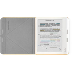 Pochette KOBO Libra Colour Sleepcover Jaune