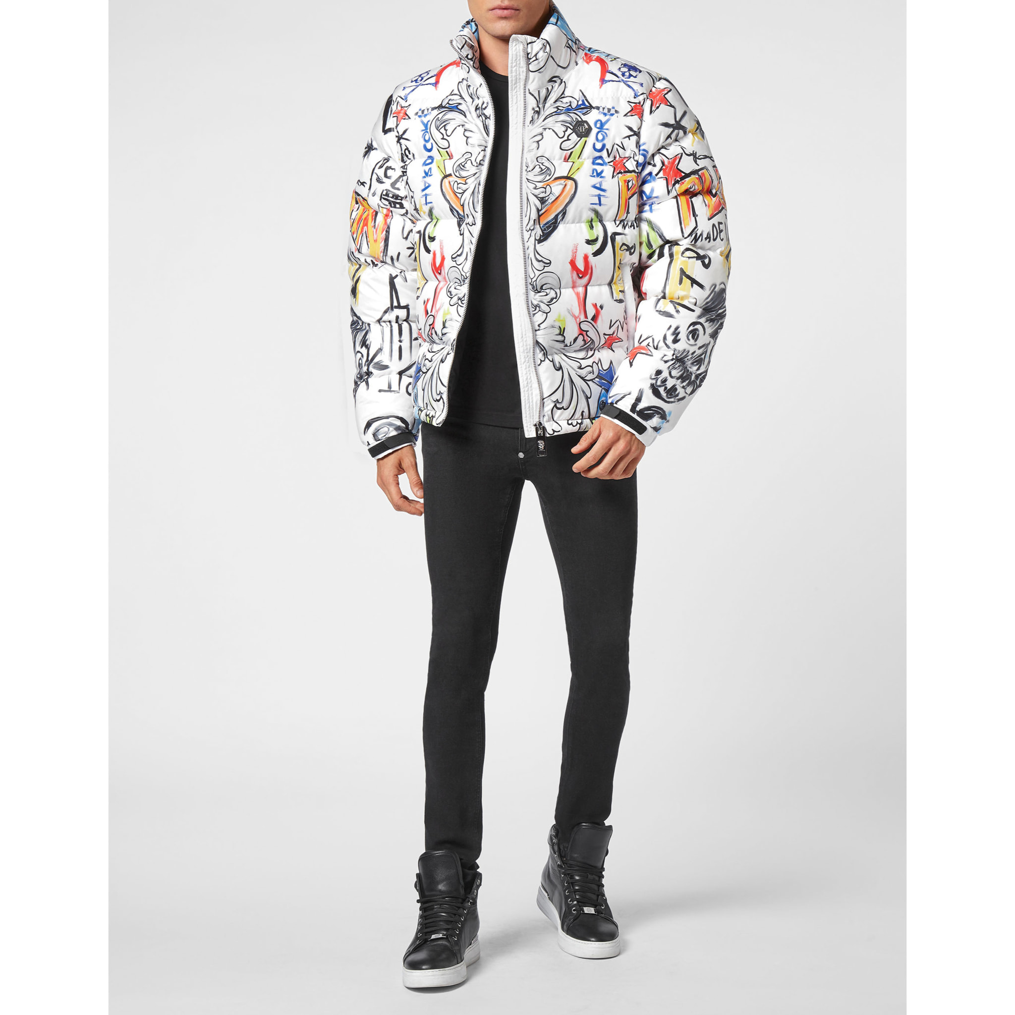 PHILIPP PLEIN Piumino SKULL AND PLEIN