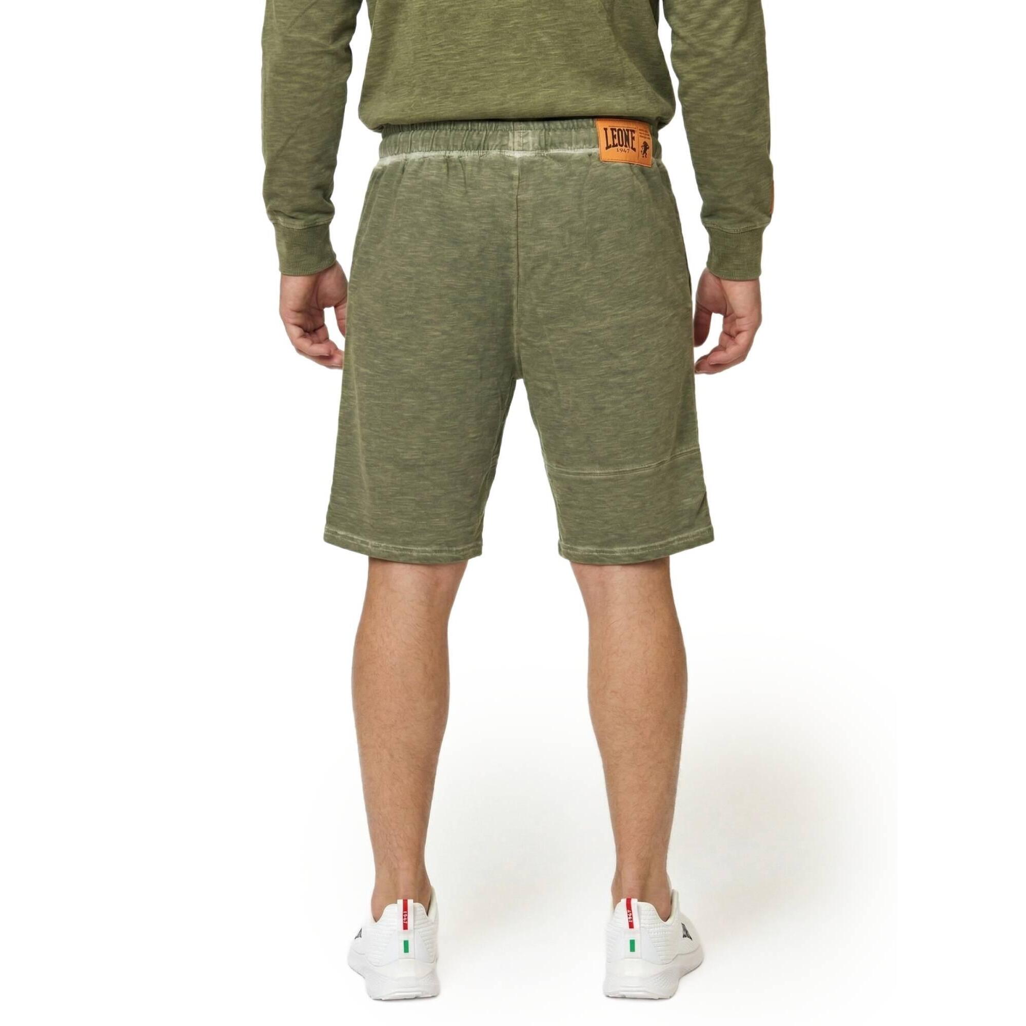 Bermudas de hombre con efecto desgastado